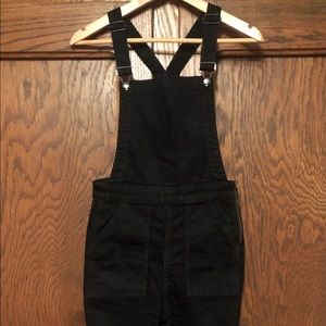 Madewell Black Overalls